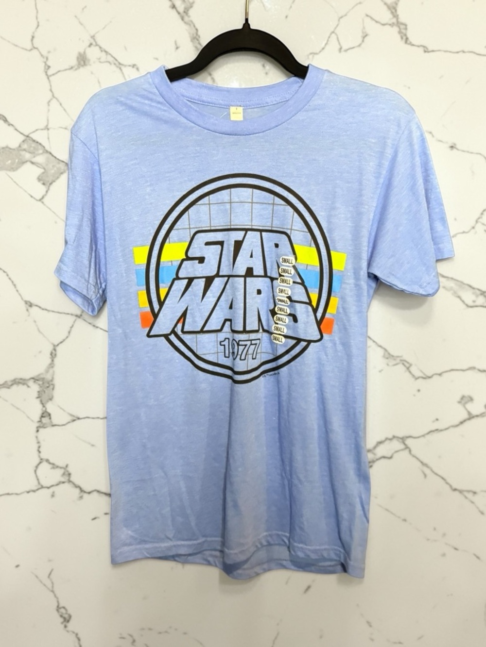Star Wars Graphic Tee - Light Blue Short Sleeve Shirt